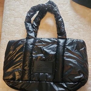 Urban Outfitters Black Quilted Tote Bag